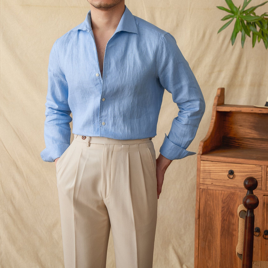 Trevor | Elegant Long-Sleeve Men’s Shirt