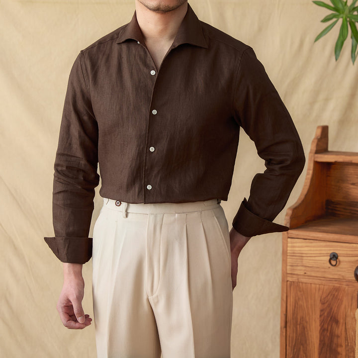 Trevor | Elegant Long-Sleeve Men’s Shirt