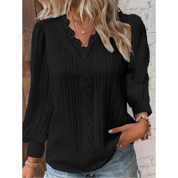 Liza | Elegant Lace Detail Blouse