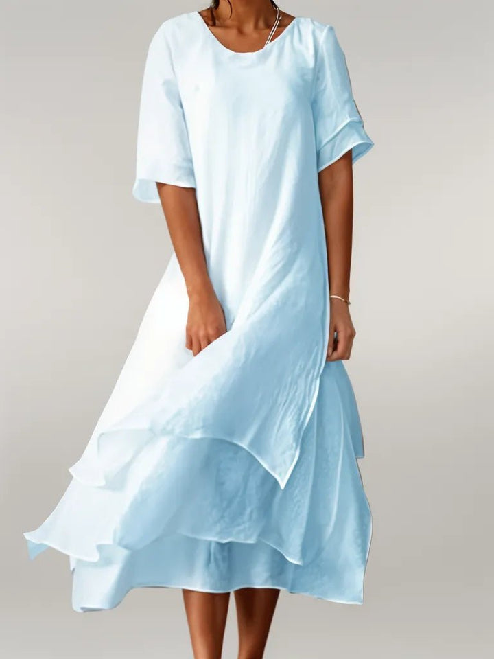Ayessa | Elegant Relaxed Long Dress