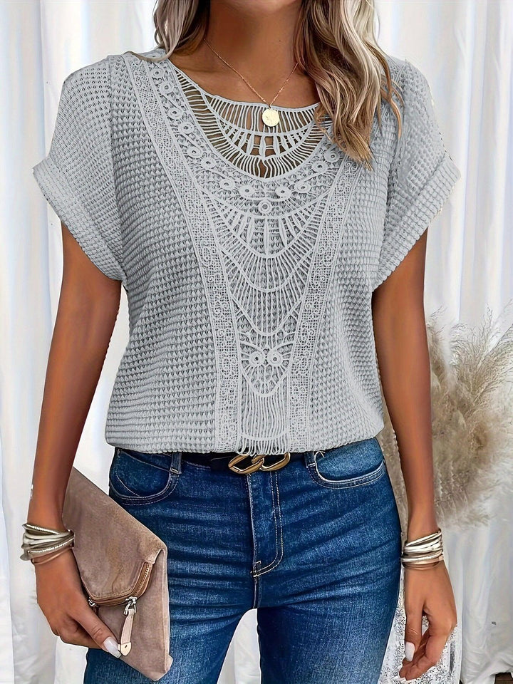 Delilah | Knitted Top with Intricate Detailing