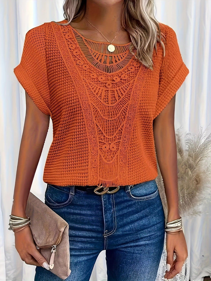 Delilah | Knitted Top with Intricate Detailing