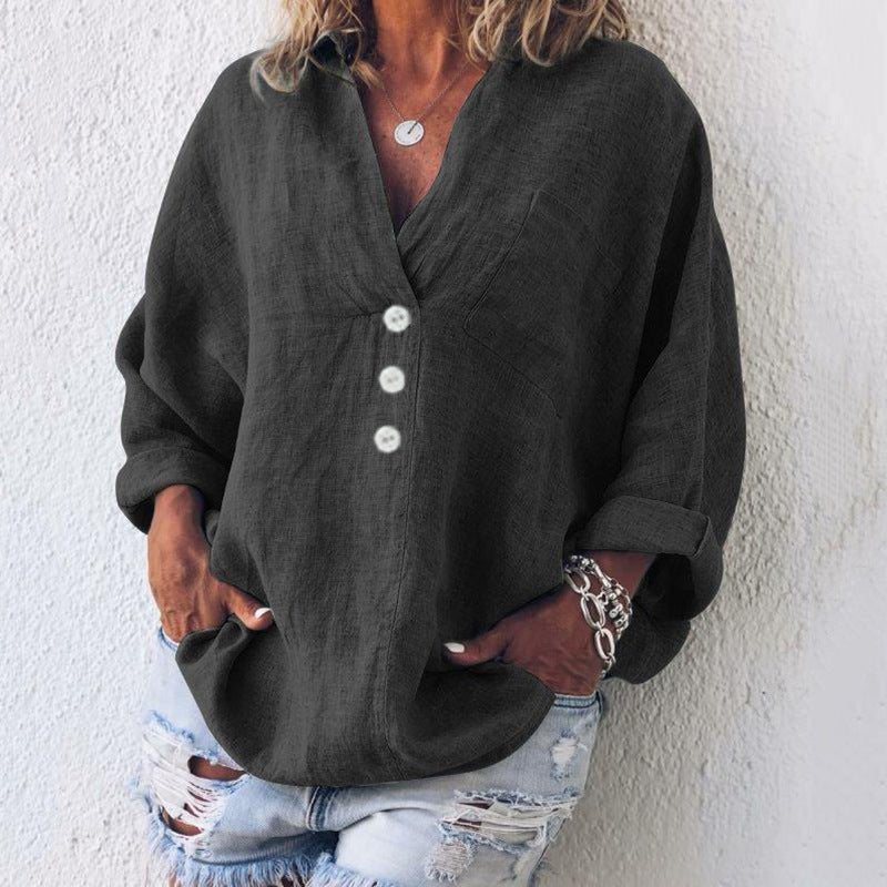 Rowena | Relaxed Buttoned Women’s Blouse