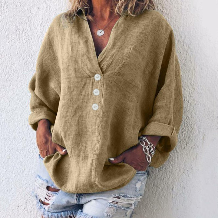 Rowena | Relaxed Buttoned Women’s Blouse