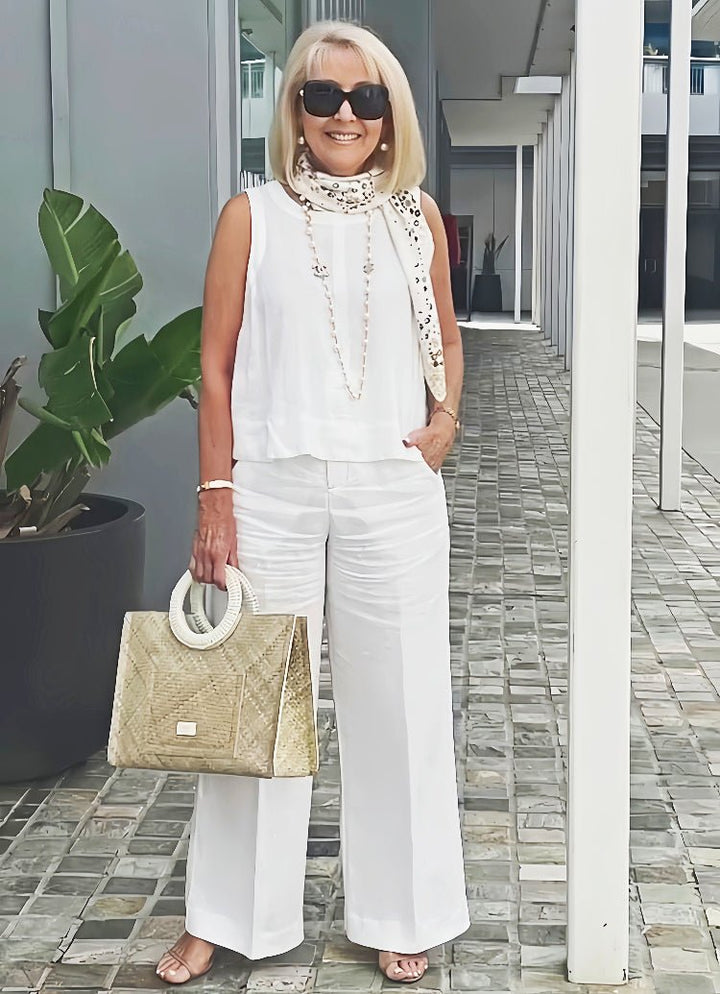 Sophia | Elegant Sleeveless Two-Piece Set