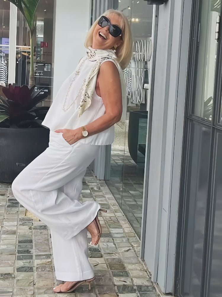 Sophia | Elegant Sleeveless Two-Piece Set