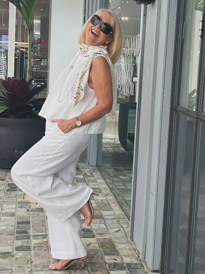 Sophia | Elegant Sleeveless Two-Piece Set