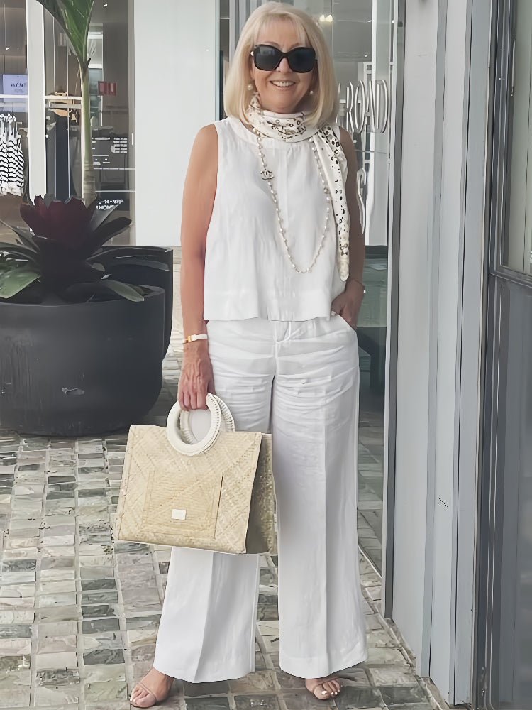 Sophia | Elegant Sleeveless Two-Piece Set