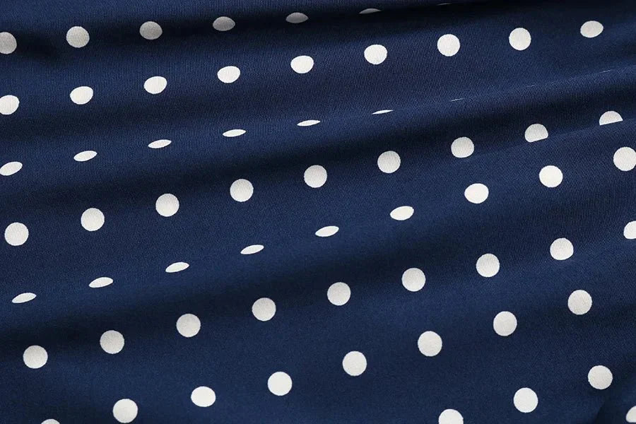 Alyssa | Polka Midi Dress