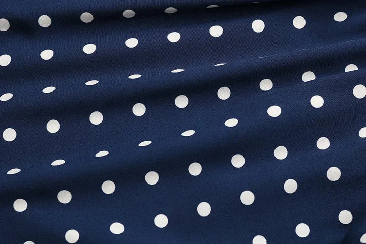 Alyssa | Polka Midi Dress