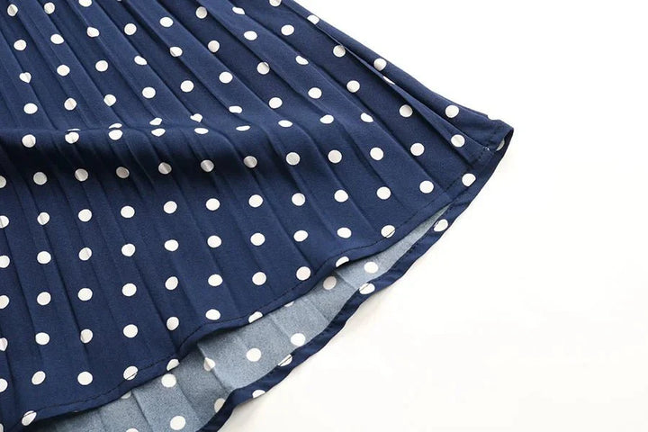 Alyssa | Polka Midi Dress