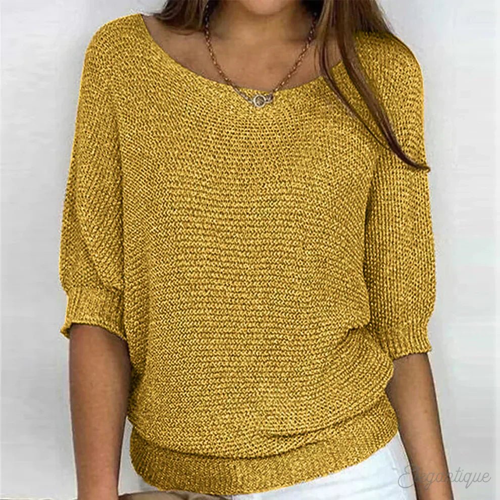 Julie | Cozy Chic Loose-Knit Sweater