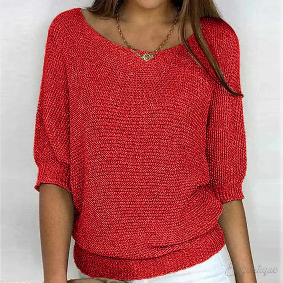 Julie | Cozy Chic Loose-Knit Sweater