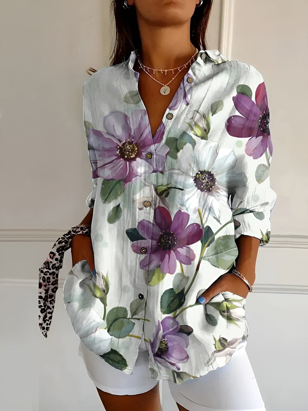 Aira | Elegance Button-Up Shirt