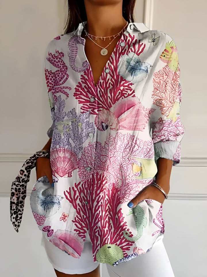 Aira | Elegance Button-Up Shirt