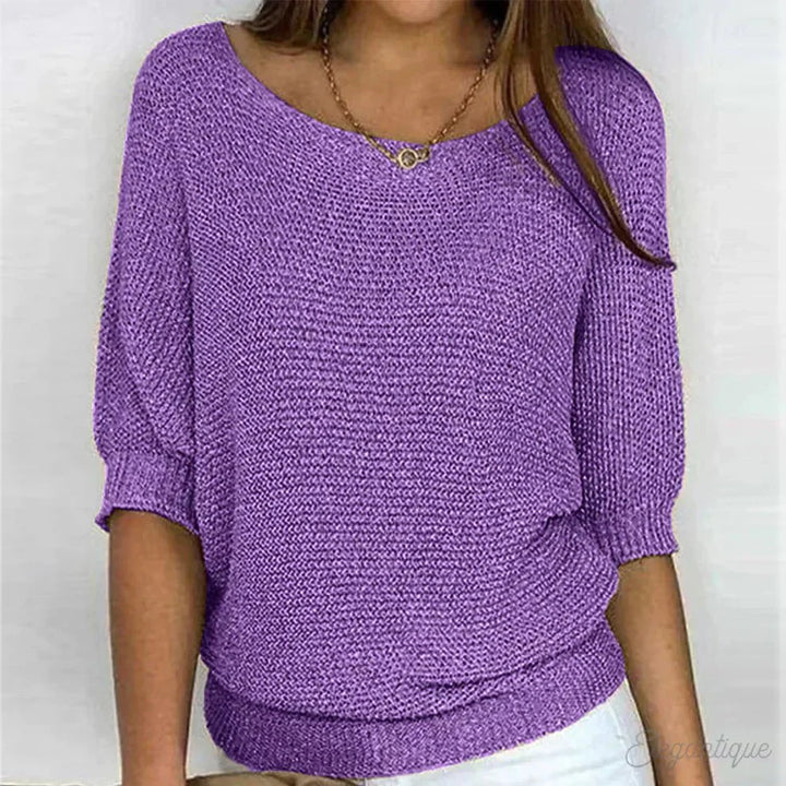 Patricia | Textured Relaxed Women’s Top