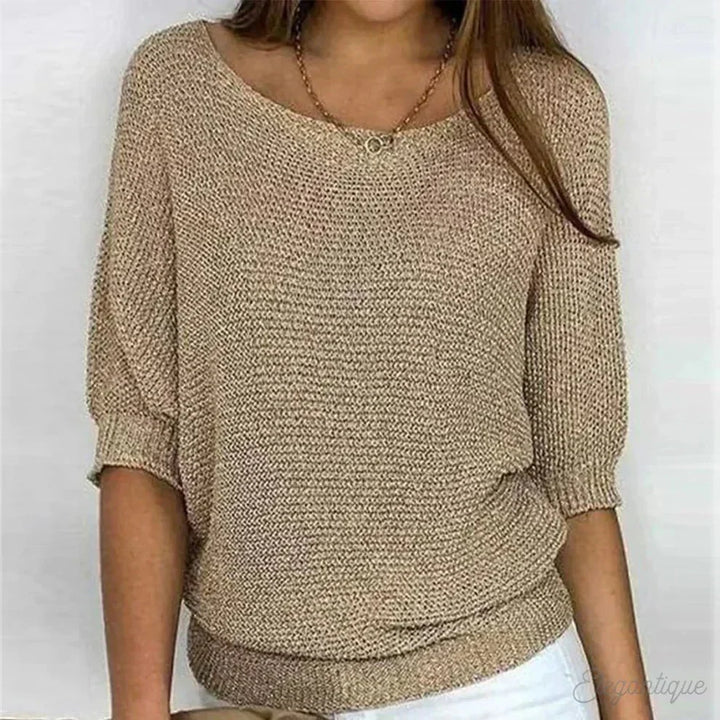 Patricia | Textured Relaxed Women’s Top