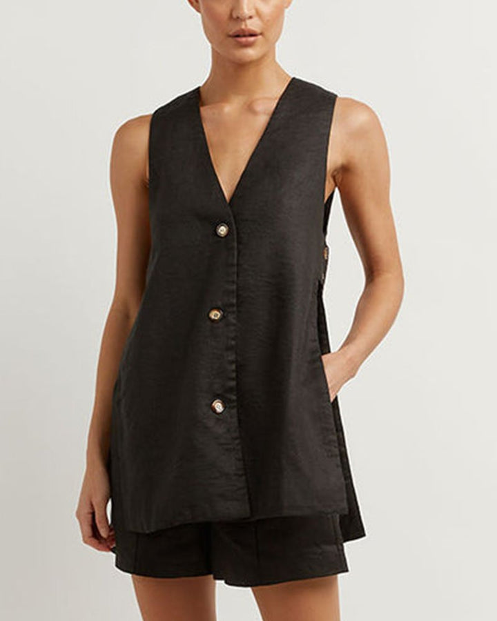 Penelope | Elegant Sleeveless Two-Piece Set