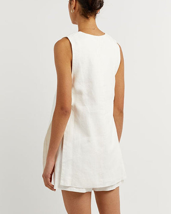 Penelope | Elegant Sleeveless Two-Piece Set