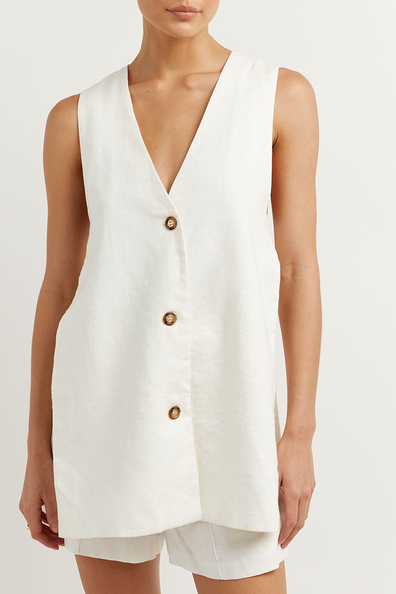 Penelope | Elegant Sleeveless Two-Piece Set