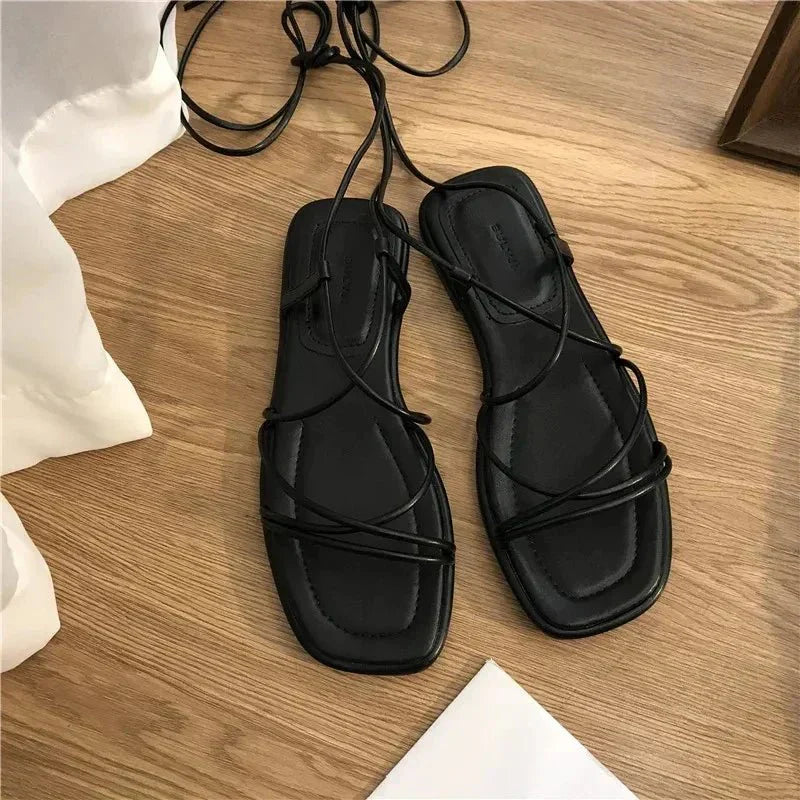 Amelia | Minimalist Roman Strap Sandals