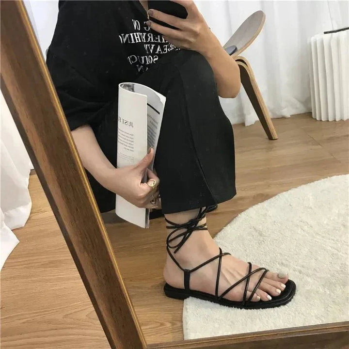 Amelia | Minimalist Roman Strap Sandals