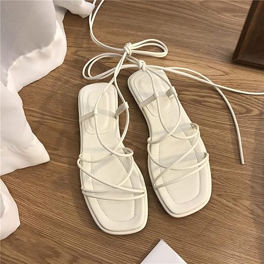 Amelia | Minimalist Roman Strap Sandals