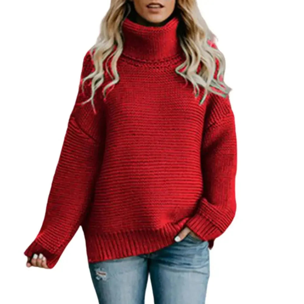 Aria | Loose Turtleneck Pullover Sweater