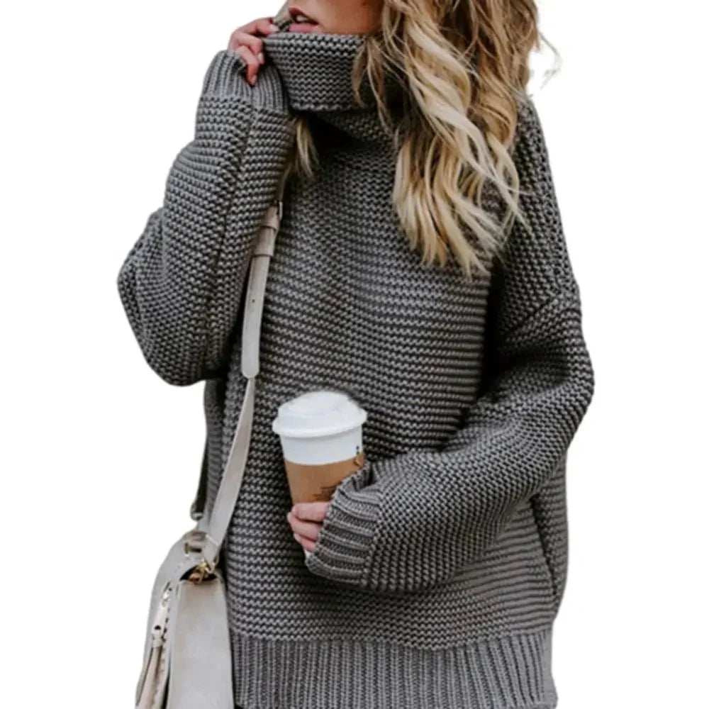 Aria | Loose Turtleneck Pullover Sweater