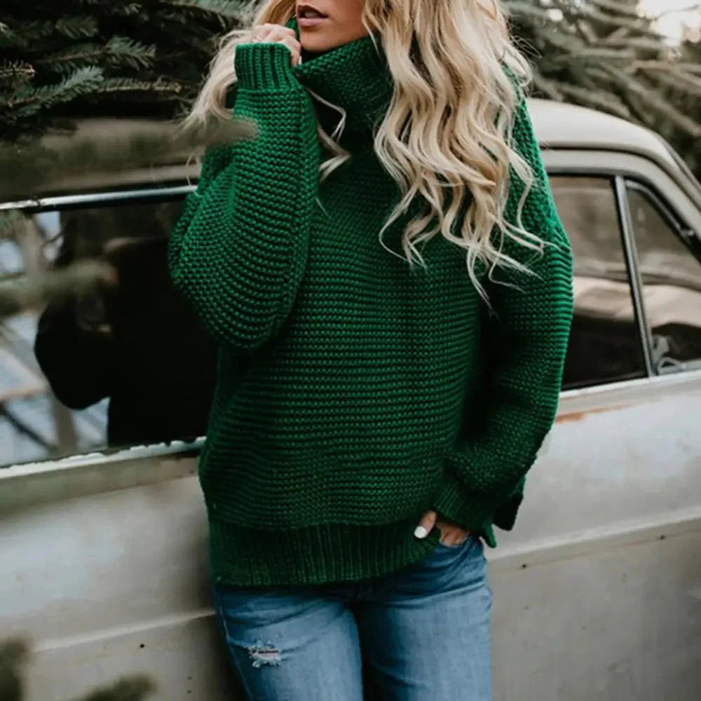 Aria | Loose Turtleneck Pullover Sweater