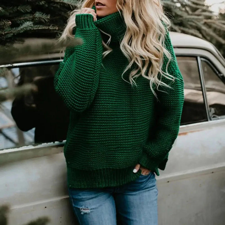 Aria | Loose Turtleneck Pullover Sweater