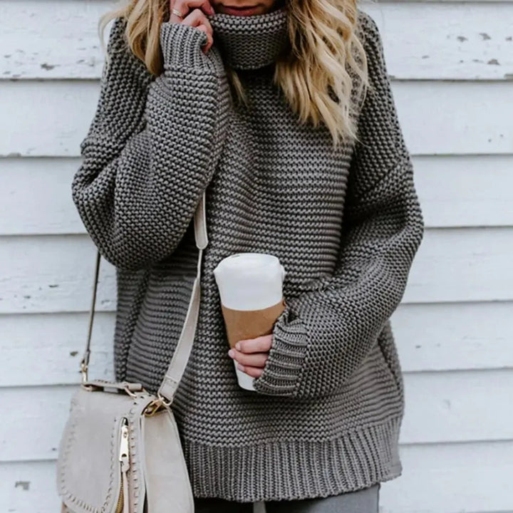Aria | Loose Turtleneck Pullover Sweater