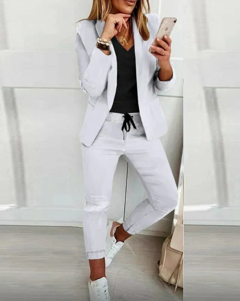 Anastasia | Casual Jogger Blazer Set