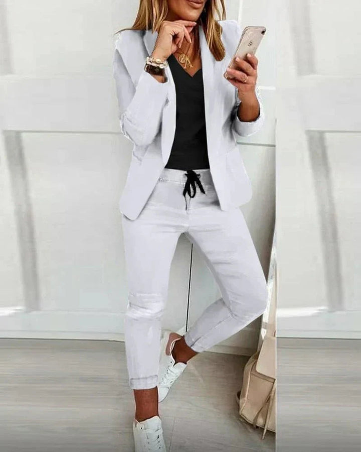 Anastasia | Casual Jogger Blazer Set