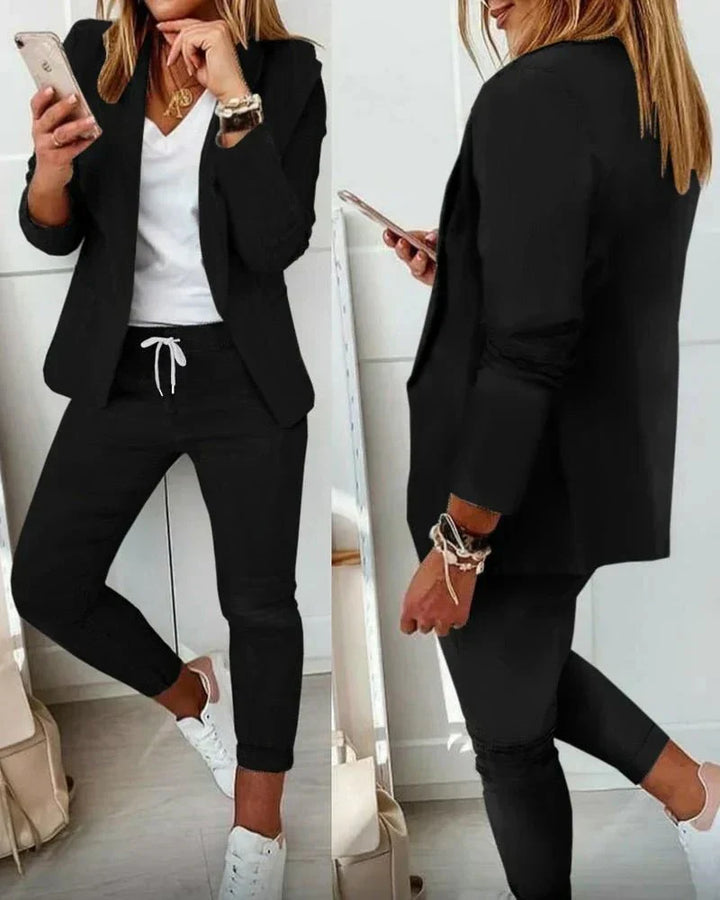 Anastasia | Casual Jogger Blazer Set