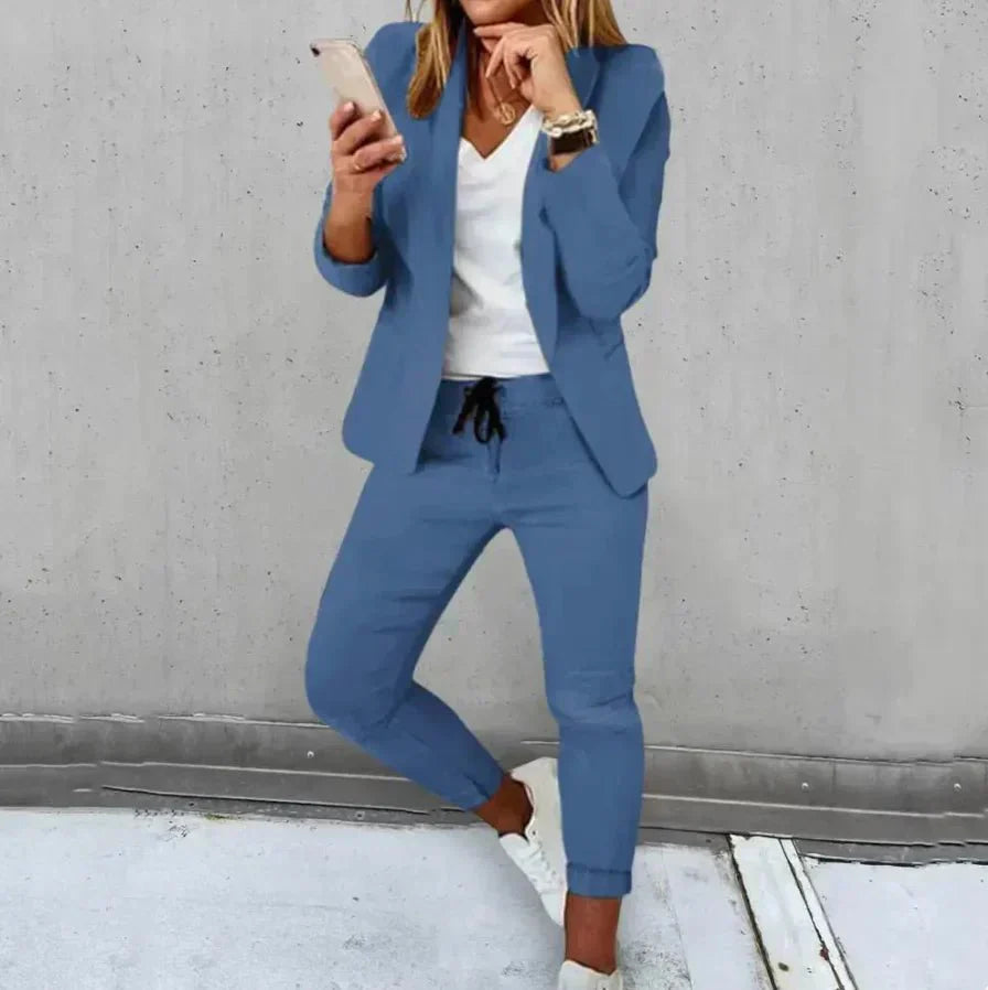 Anastasia | Casual Jogger Blazer Set