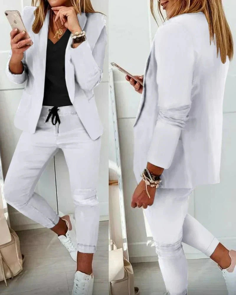 Anastasia | Casual Jogger Blazer Set