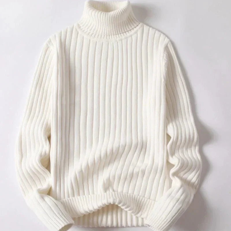 Rocky | Minimalist Ribbed Turtleneck Sweater