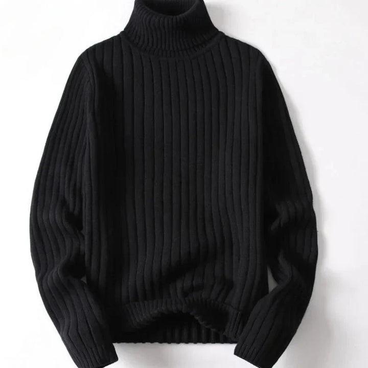 Rocky | Minimalist Ribbed Turtleneck Sweater