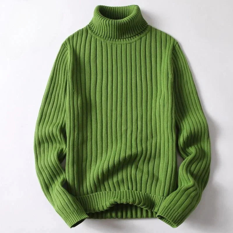 Rocky | Minimalist Ribbed Turtleneck Sweater