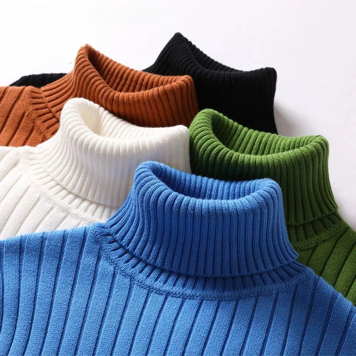 Rocky | Minimalist Ribbed Turtleneck Sweater