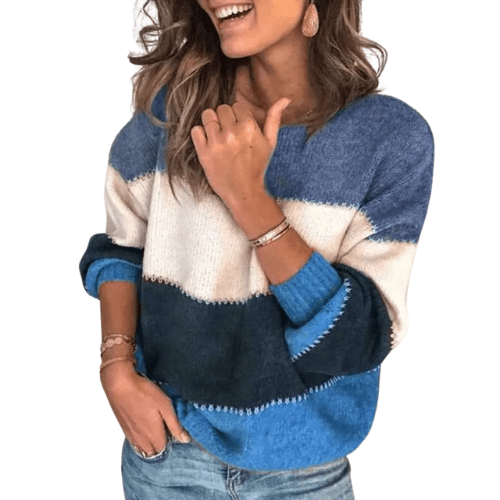 Ellen | Casual Colorblock Women’s Sweater