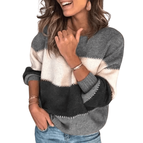 Ellen | Casual Colorblock Women’s Sweater