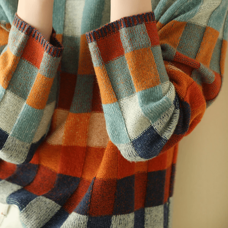 Phoebe |  Couture patchwork turtleneck