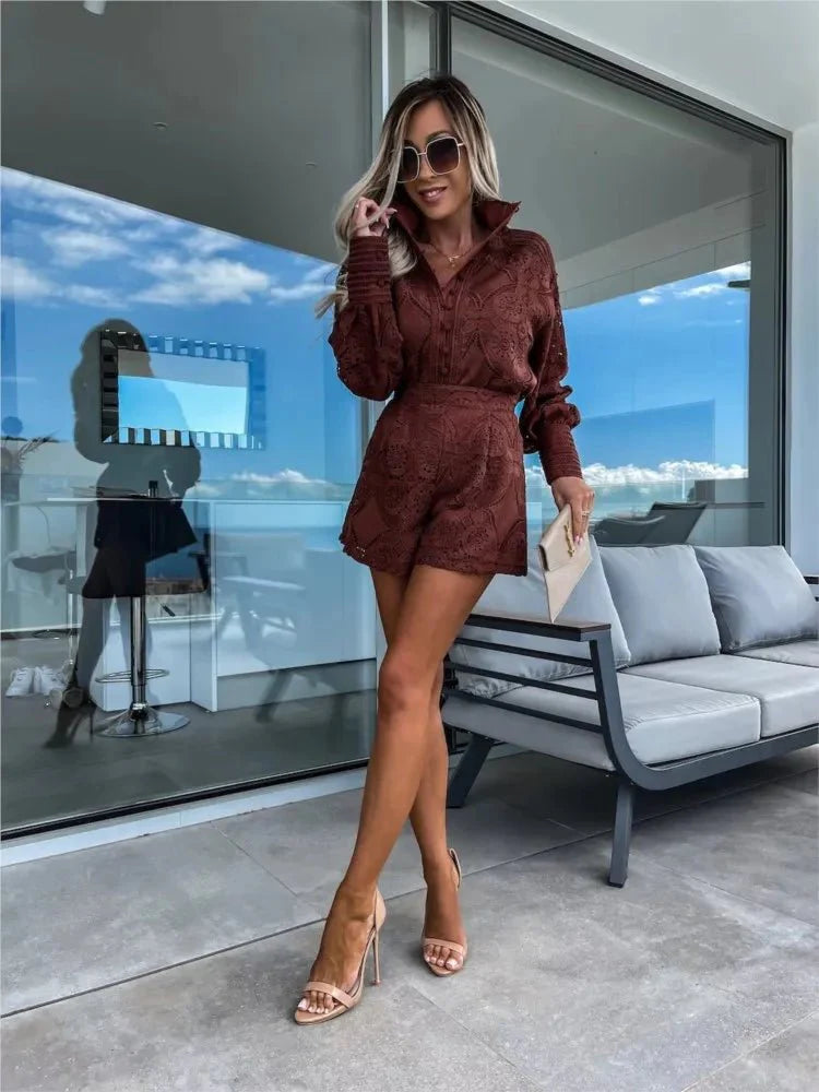 Hallie | Elegant Two-Piece Short Set