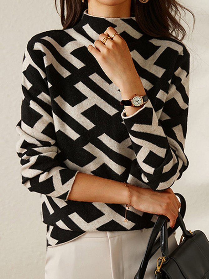 Madison | Elegant geometric sweatshirt