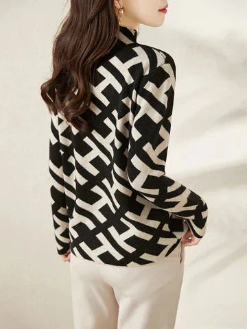 Madison | Elegant geometric sweatshirt