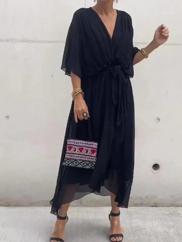 Lucia | Elegant Flowing Chiffon Dress