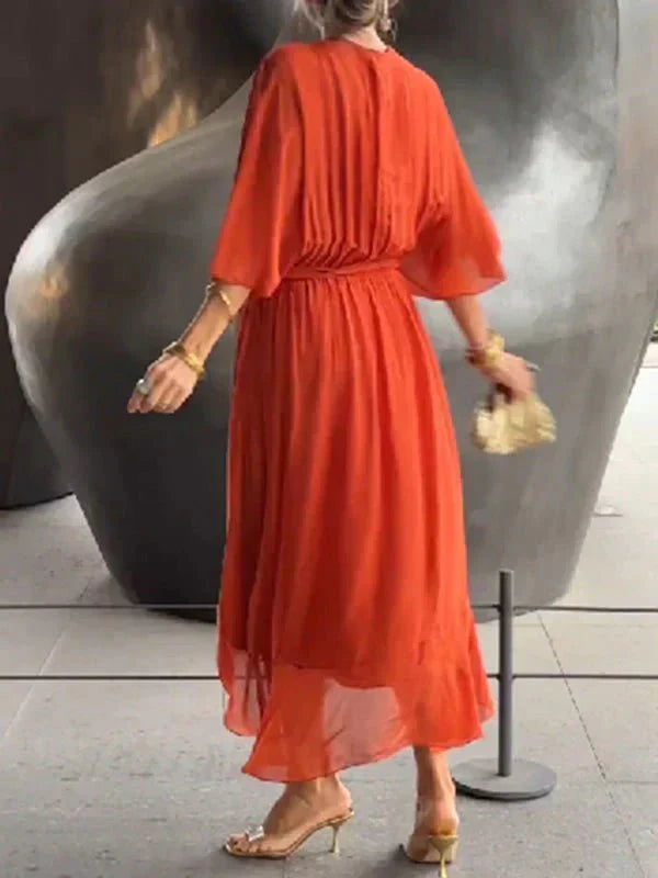 Lucia | Elegant Flowing Chiffon Dress