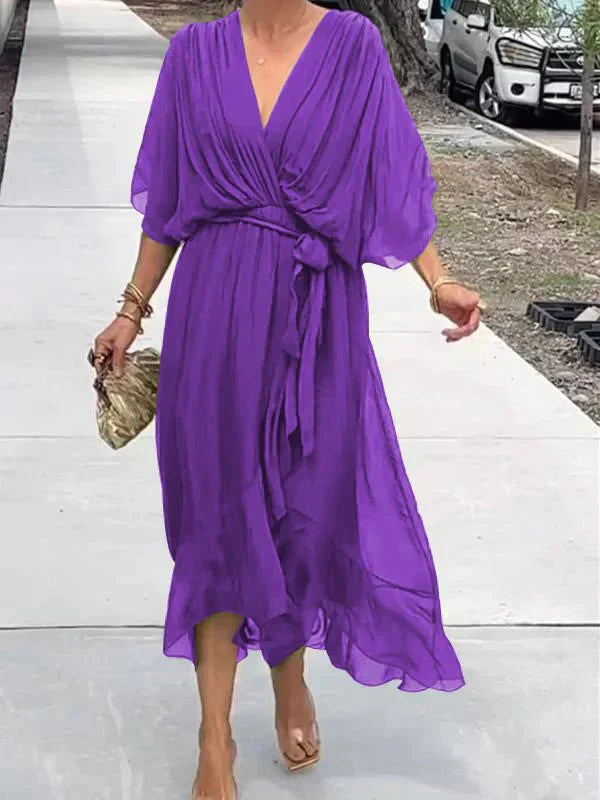 Lucia | Elegant Flowing Chiffon Dress